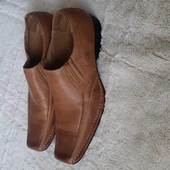 Aldo Mens Leather Loafers - Picture 2 of 10